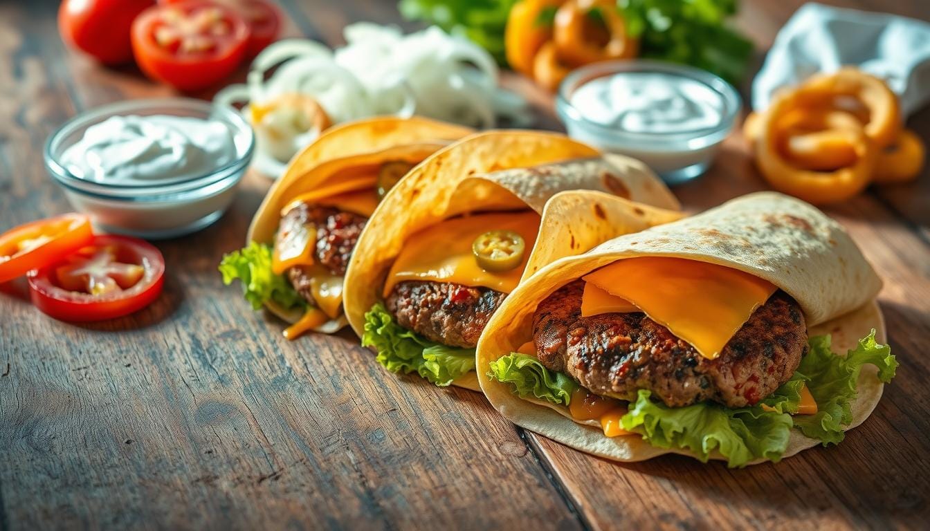 Cheeseburger Wraps