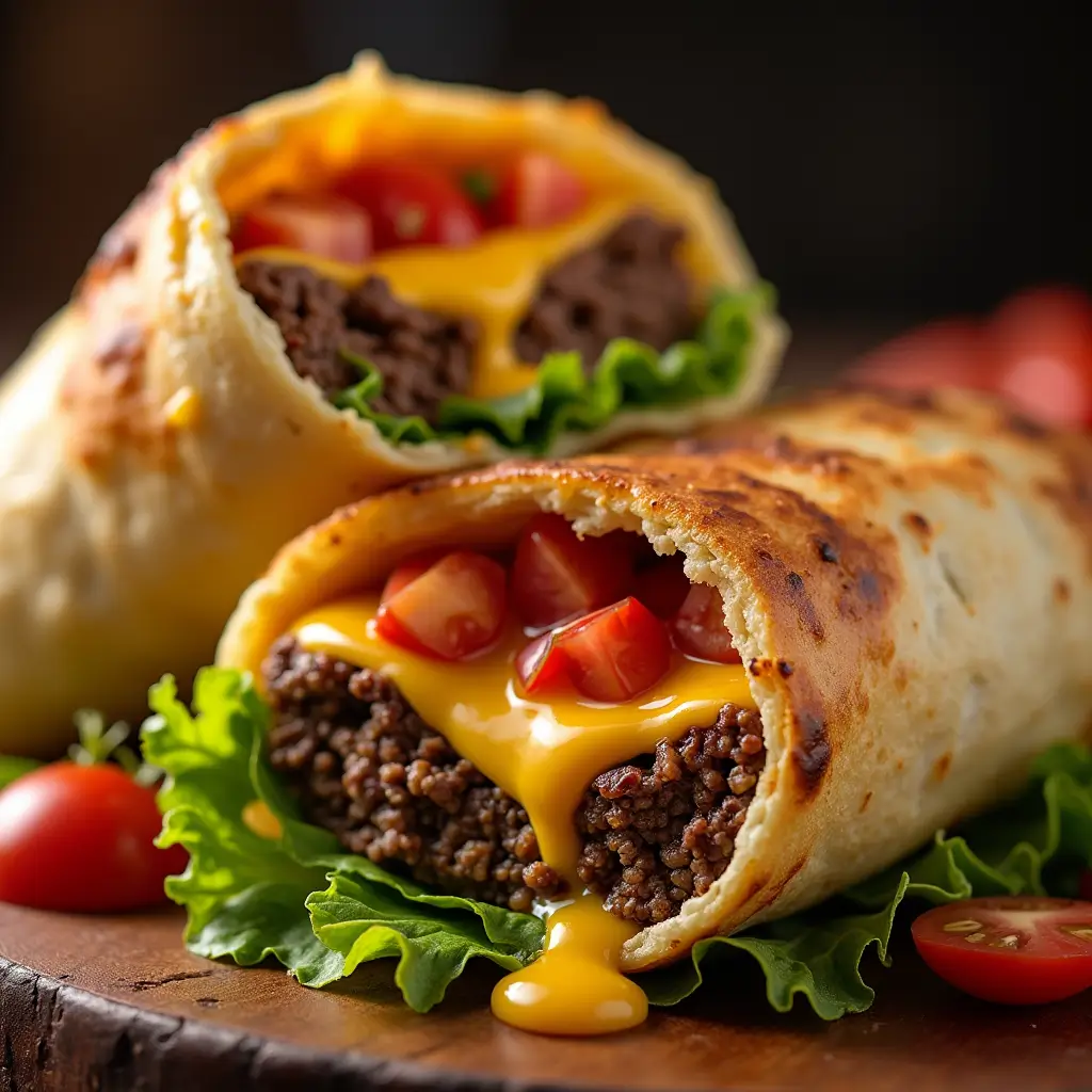 Cheeseburger Wraps