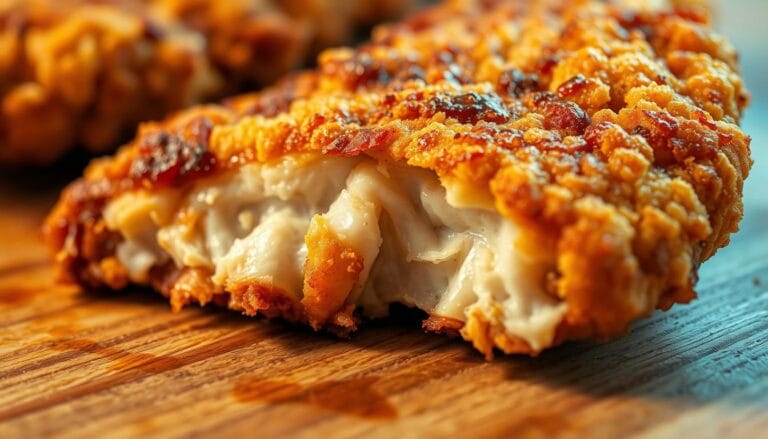 Hähnchenfrittiertes Steak