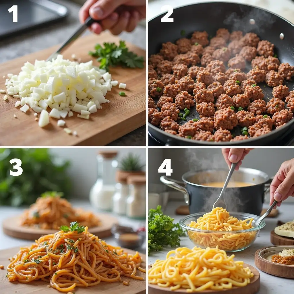 Cheeseburger-Pasta