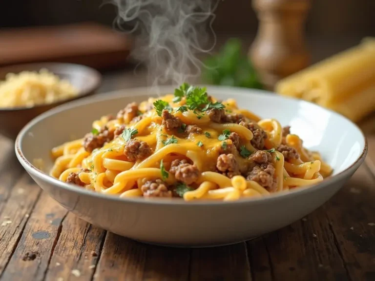 Cheeseburger-Pasta