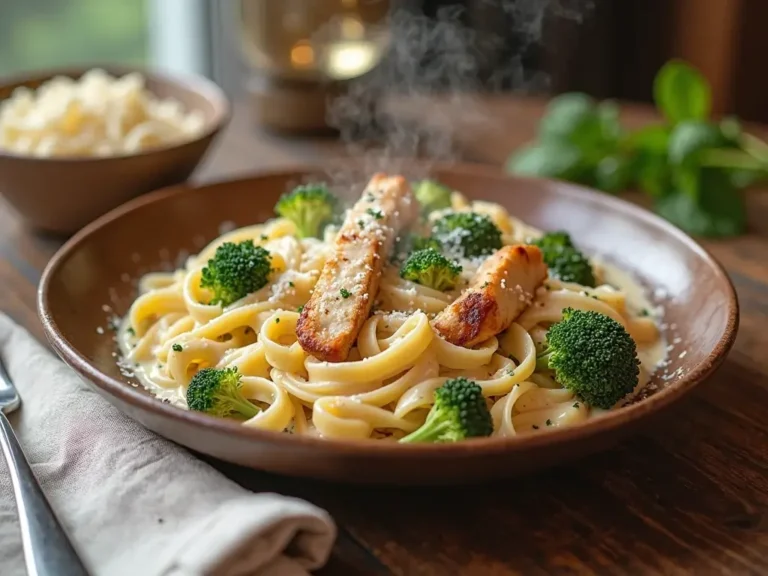 Hähnchen-Brokkoli-Pasta